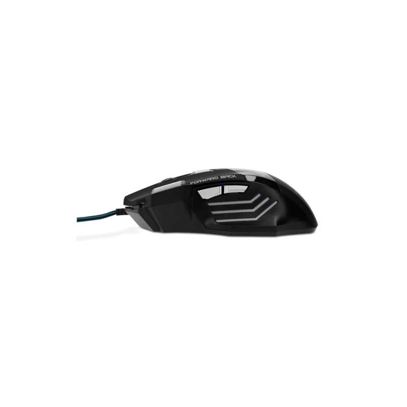 RadioShack Mouse Gamer Ergonómico Luces LED Luces LED Negro