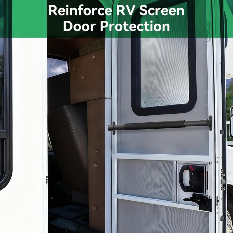 ULITECO RV Screen Door Handle Grab Bar, 19.9" to 32.3"