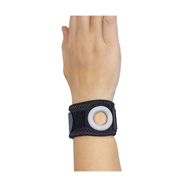 Bullseye Brace® Wrist Band – Wrist Brace for Ulnar Sided Wrist Pain, TFCC Tear, Triangular Fibrocartilage Complex Injury, Pinky Side Wrist Pain, DRUJ Instability, Repetitive Use Injury - Size XS