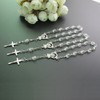 24pcs Clear Acrylic Mini Rosary Favors - Baptism - Communion