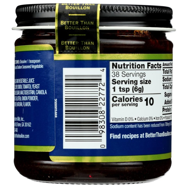 Better Than Bouillon Reduce Sodium Roasted Beef Base, 8 OZ