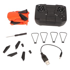 Mini Drone 4k Dual Camera HD Aerial Photography Mini Quadcopter for Travel Shooting Orange