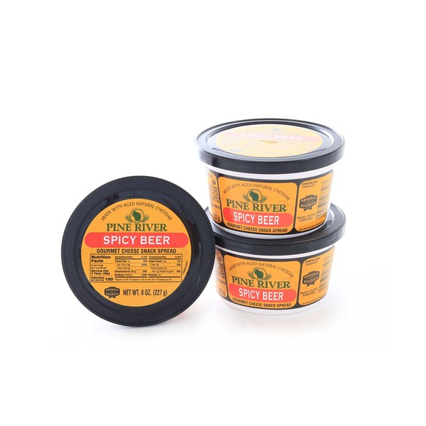 Pine River Cheese Spreads 3-Pack | Spicy Beer | (3)