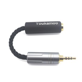 Youkamoo 4.4mm Female to 2.5mm Male Headphone Jack Adapter Cable, 2.5mm to 4.4mm, Balanced Audio Adapter Cable