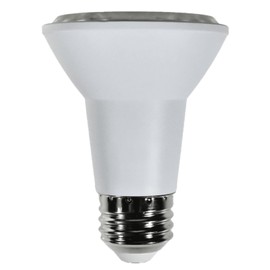 Diodesy- PAR20 LED Long Neck Flood Light Bulb 5W 500 Lumen E26 Medium Base 4000K Cool White Ideal for Track & Recessed Spot Light Bulbs 120V 25° Beam Angle White Finish Pack of 6