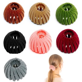 KLEHOPE Bird Nest Hair Clip Pack of 7 Bun Clips, Hair Clips, Women's Expandable, Hair Clip for Hair Accessories, Updo Hairstyles, Thin, Fine, Thick, Curly Hair