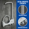 Vurixfo 2.5 Inch Universal Clamp On Exhaust Hanger, U-Shaped Galvanized