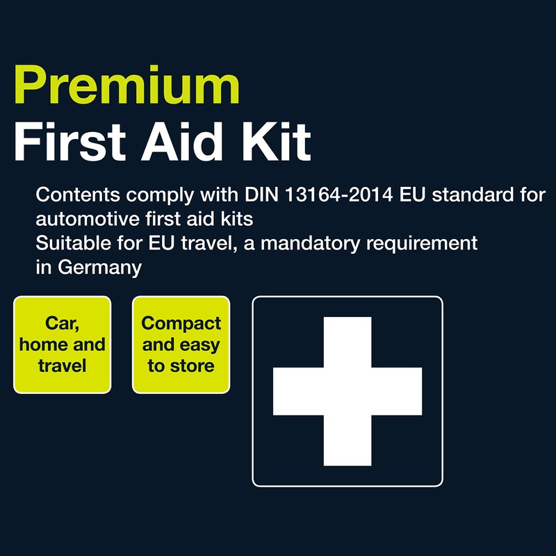 Sakura DIN First Aid Kit SS5418 - Zipped Bag, Comprehensive