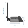 Mount-It! Monitor and Keyboard Wall Mount, Height Adjustable Standing VESA