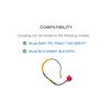 Voarmaks 6 Pcs SM31 Mic Covers + 3 Clips Compatible