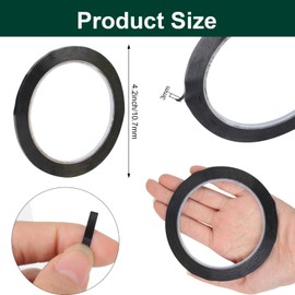 Utron 12 Rolls Whiteboard Tape, 3mm Thin Black Tape, Pinstripe Tape for Electrical Marking Dry Erase Board Accessories DIY Art Crafts