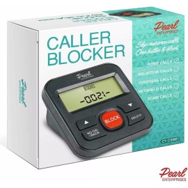 Pearl Enterprises Caller ID Box for Landline Phone Number LCD Display with Call Blocker