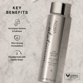 Kenra Platinum Dry Texture Spray 6 | Texture Defining Styler | Increases Texture & Fullness | Absorbs Oils & Impurities | Ultra-Lightweight, Non-Drying Formulation | All Hair Types | 1.5 oz.