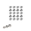 DEVENTORZ Hex Flange Nuts 20pcs Hex Lock Nuts Flanged Lock