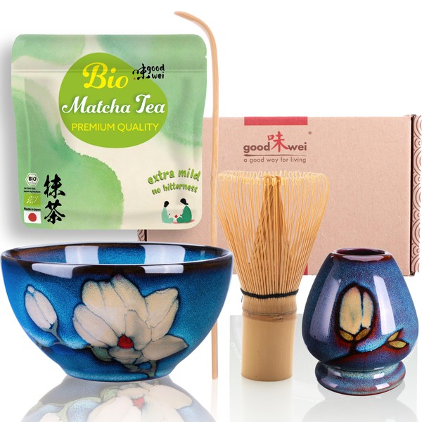Goodwei Organic Matcha Tea from Japan | Complete Set with
