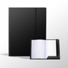FRETONBA 30 Pocket Presentation Binder with Plastic Sleeves, Displays 60