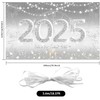 Happy New Year 2025 Decorations, Large Fabric New Years Eve