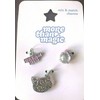 More Than Magic Girls' 3pk Charm Set - Round Gem,