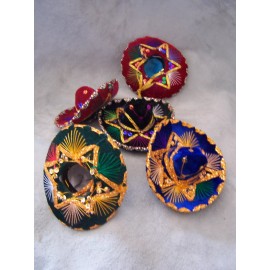 Set of 6 Mexican mini Charro Hats,Party favors,Decorat