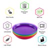 Cuddly Hippo Kids Plastic Dinnerware Set of 18 Multi Color