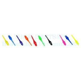 THOR-DARTS Thor Beaverclaw Soft Dart Tips 19 mm + Thread (2BA) in 11 Colours (Pack of 500, Neon Yellow)