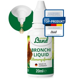 HÜHNER Land Winter Bronchi Liquid 20 ml for Chickens I Support the Respiratory Tract for Chicken Feed Colds and Chicken I Natural Improvement of Food Intake