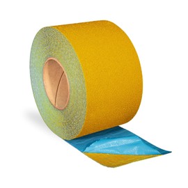 ifloortape DuraMark RPT-750 Yellow Reflective Pavement Marking Tape – Slip Resistant Premium Durability Outdoor Heavy-Duty Rubber Base Safety Tape (4 Inches x 18 Feet)