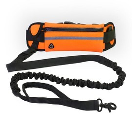 Hands-Free Dog Leash for Running & Training – PET Pantry Adjustable Waist Belt & Shock-Absorbing Bungee for Active Dog Owners