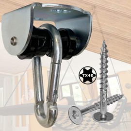 Marathon Roller Joint - Silent Swing Hook and Swing Joint with Ball Bearing for Hanging Chairs, Swings, and Hammocks