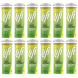(12 Pack) Lift/Gluco Tabs Zesty Lemon & Lime 10 Tablets