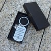GiftYou Inspirational Music Keychain with Note - Metal Key Chain
