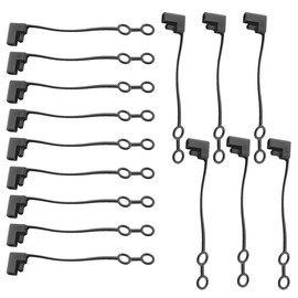 GAOLAOSY 2 Pin Plug Replacement Weather Cap, Waterproof SAE Cable Protection Cover Cap, Universal Dust-Proof DC Power Solar Automotive Connector Top Lid (15PCS)