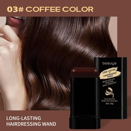 Hair dye comb Disposable,Easy to Color, Portable for Quick Touch - Ups, Covers Gray Hair, Resists Fading and Clumping:_03#COFFEE COLOR