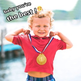 WANGCL 3 x Gold Silver Bronze Medals for Kids Sports or other Competitions