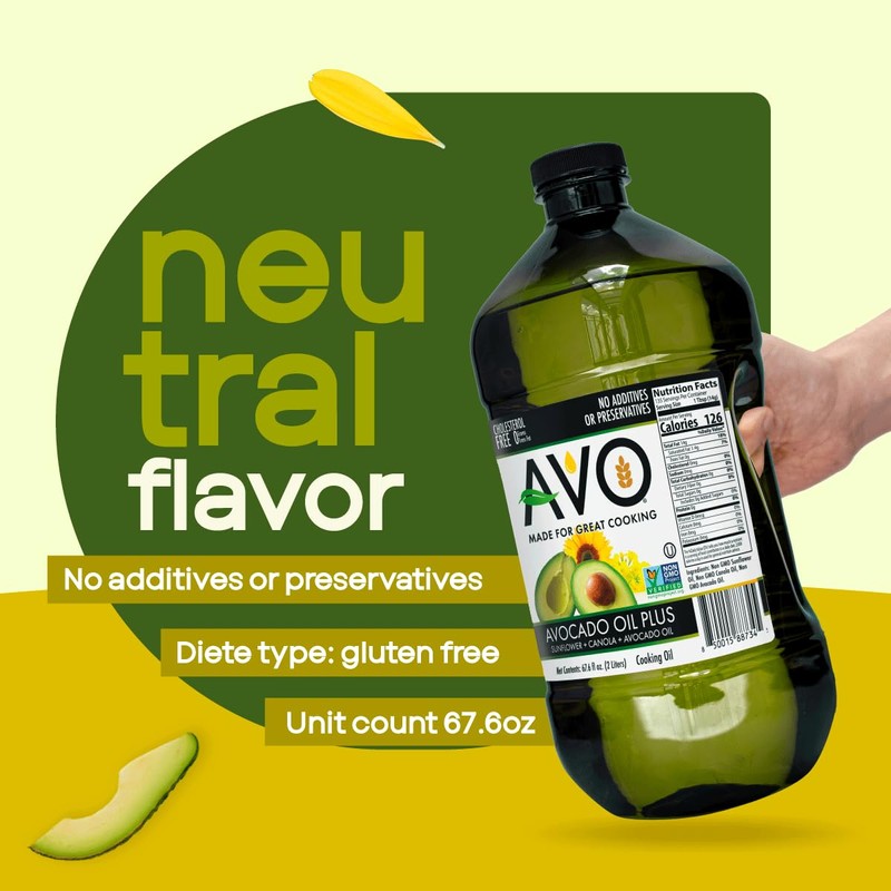 Avocado Oil Blend, Non-GMO, No Preservatives, 67.6 Fluid Ounces