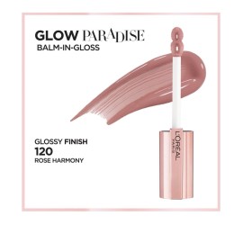 L'Oréal Paris Tinted Lip Gloss Paradise with Hyaluronic Acid Rose Harmony #120
