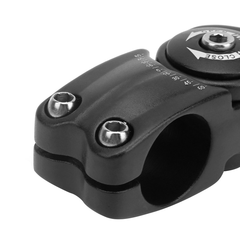 LUNJE 31.8x110mm Mountain Bicycle Angle Adjustable Handlebar Stem Riser Aluminium