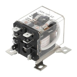 PATIKIL AC24V 40A Electromagnetic Relay, High Power Relay DPDT 2NO 2NC 8 Terminals Din Rail Mounting