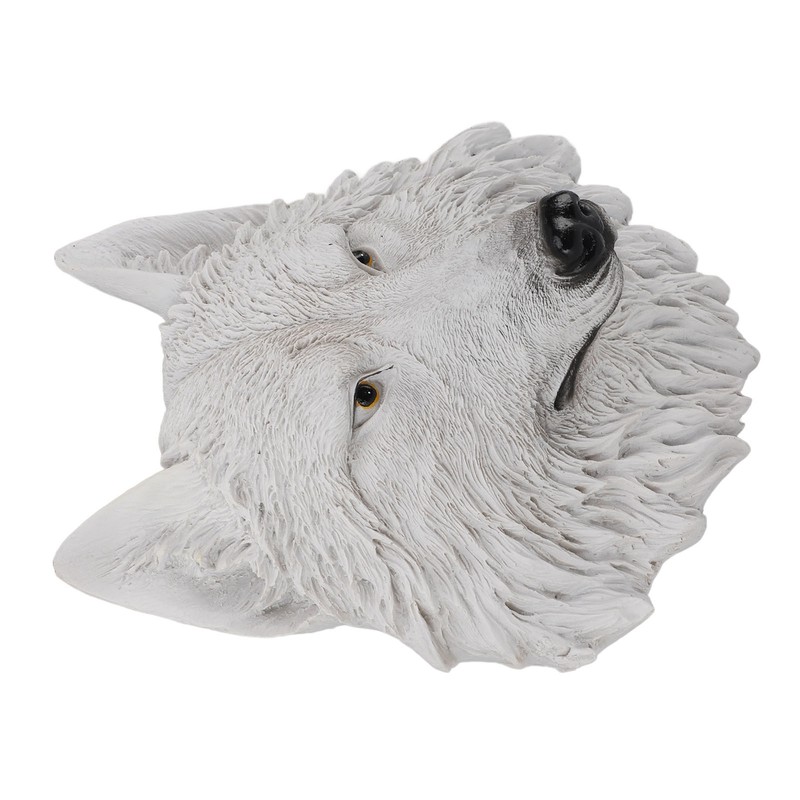 3D Simulation Animal Head Statues Wall Decor Resin Unique Exquisite