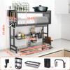 Over The Sink Dish Drainer Drying Rack 3 Tiers with