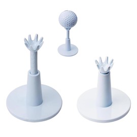 lrgnixs 2 Pcs Adjustable Golf Tees,Reusable Rubber Golf Tees for Mats,Driving Range Tees Height Tool & Golf Simulator Tees,Golf Ball Holder Sports Accessories Gifts for Men