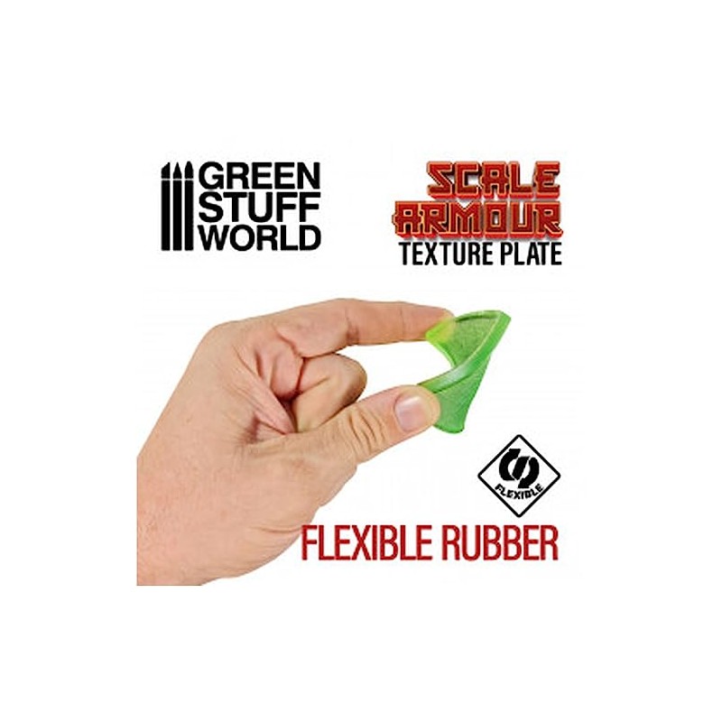 Green Stuff World 1616 Texture Plate - Samurai Chainmail Texture