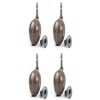 Merriway BH06972 (4 Pcs) Brown Shepherd Type Ball Castors No.