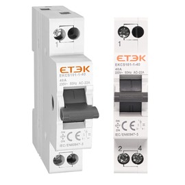 Manual Transfer Switch 40A MTS Type AC Modular Switch Locking Switch Automatic Magnetic Thermal Switch (EKCS101 1 40)