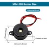 SFM-27 95dB Electronic Buzzer Binghe 5pcs SFM-27 DC 3-24V Piezo