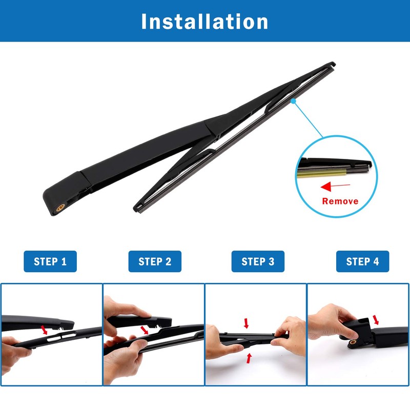WTI Rear Wiper Arm Blade Set Compatible With Ford Expedition