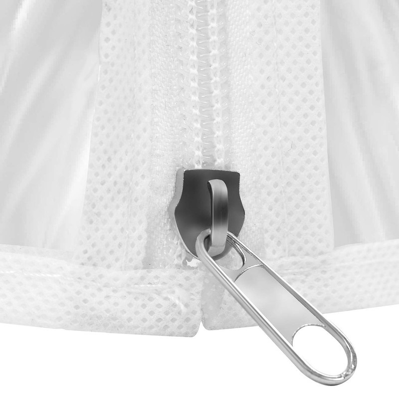 Sorbus Cover for Garment Rack - 6 Ft Transparent Clothes