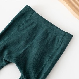 Dazzerake Baby Girls Cotton Soft Solid Color Elastic Waist Tights Girls Breathable Thermal 6-24 Months Autumn Winter Spring, dark green