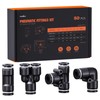 1/8" OD Push to Connect Fittings Kits –50PCS Air Line