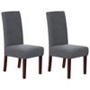 Smarcute 2 Pack Stretch Dining Room Chair Slipcovers Sets, Stretch